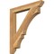 Ekena Millwork Balboa Slat Rough Sawn Bracket, Western Red Cedar, 4"W x 34"D x 38"H BKT04X34X38BOA06RWR - alternate 1